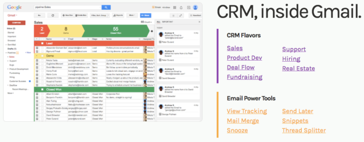 Streak For Gmail Is Best Free CRM