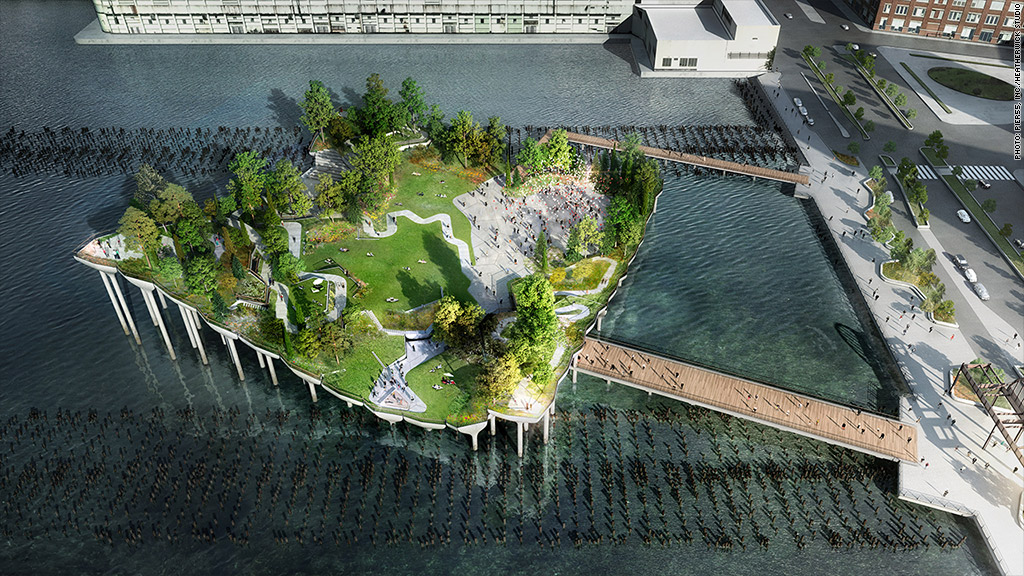 Barry Diller’s Pier 55 Hudson River Floating Park A Go